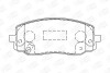 Колодки тормозные дисковые передние HYUNDAI i10 I (PA) 07-|KIA PICANTO I (SA) 04 572526CH