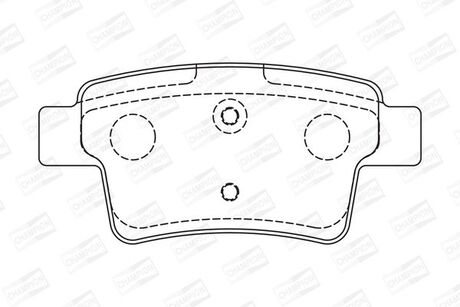 Гальмівні колодки до дисків CHAMPION 573194CH
