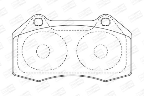FORD Гальмівні колодки передн.Focus,Transit,Tourneo 1,8 /16V 02- CHAMPION 573253CH