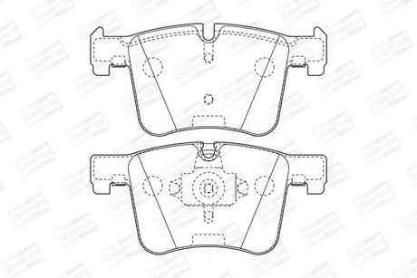 BMW Тормозные колодки передн.1 F20,3 F30,X3 F25,X4 X26 11- CHAMPION 573432CH