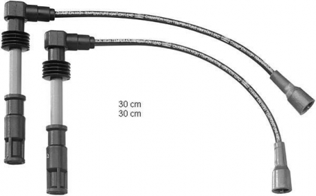 Комплект проводів високої напруги двигуна CHAMPION CLS057