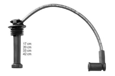 Провода высокого напряжения Focus -08, Fiesta -08, Fusion 02-, Mondeo 1.6Ti-VCT 07-. CHAMPION CLS077