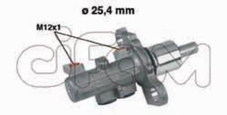 VW Главный тормозной цилиндр Audi A4 1.6,1.8 99- 25.40 CIFAM 202-402