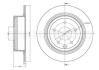 CIFAM NISSAN гальмівний диск задн. Qashqai 1.6/2.0 800-903C