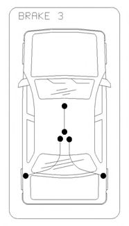 Трос ручного гальма перед. Ford C-MAX II (DXA/CB7, DXA/CEU) 2010/12- COFLE 10.5385 (фото 1)