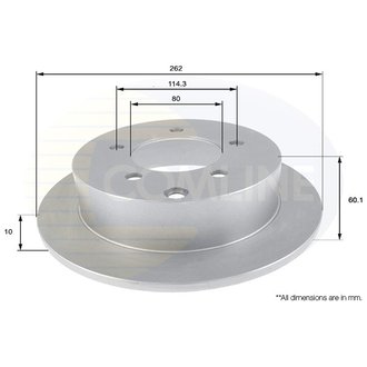 - Диск гальмівний Comline ADC0382