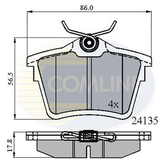 - Гальмівні колодки до дисків Comline CBP01252