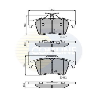 - Гальмівні колодки до дисків Comline CBP01599