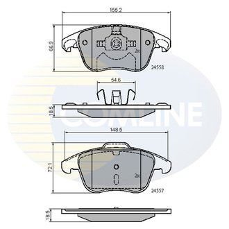 - Гальмівні колодки до дисків Comline CBP01720