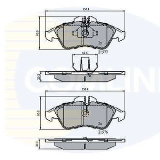 - Гальмівні колодки до дисків Comline CBP0212