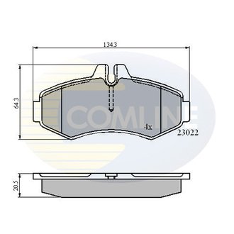 - Гальмівні колодки до дисків Comline CBP0480