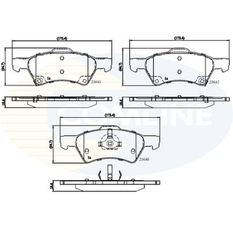 - Гальмівні колодки до дисків Comline CBP31163