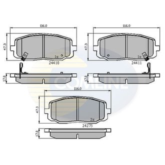 - Гальмівні колодки до дисків Comline CBP31319