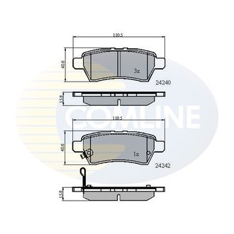 - Гальмівні колодки до дисків Comline CBP31518