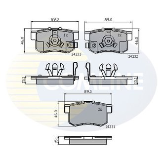 - Гальмівні колодки до дисків Comline CBP31736