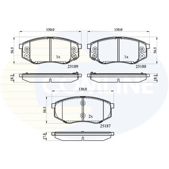 - Гальмівні колодки до дисків Comline CBP32194