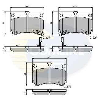 - Гальмівні колодки до дисків Comline CBP3245 (фото 1)