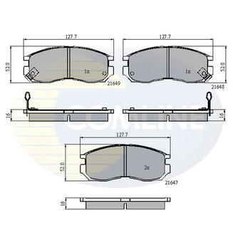 - Гальмівні колодки до дисків Comline CBP3363