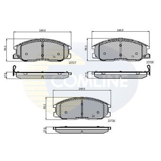 - Гальмівні колодки до дисків Comline CBP3902