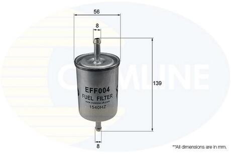 - Фільтр палива (аналогWF8033) Comline EFF004