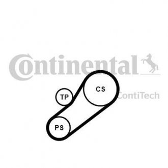 Ремкомплект приводного ремня Contitech 4PK735K1