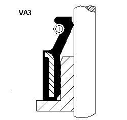 Сальник клапана in/ex ford/volvo (va03 6-9.8/13.2-9.5 fpm) CORTECO 12031882