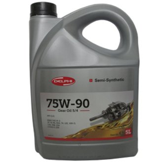 5L (Made in France!) Gear Oil 5 75W-90 масло трансмісійне GL-5 Delphi 25067331