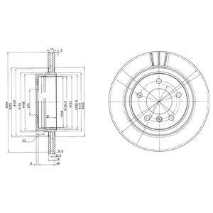 Гальмiвнi диски Delphi BG3530C