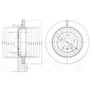 Тормозной диск Delphi BG4030