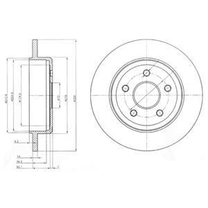 К-т торм дисков re jeep grand cher iii Delphi BG4160 (фото 1)