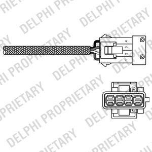 Датчик кислородный Delphi ES10797-12B1