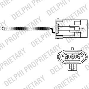 Датчик кисню Delphi ES10988-12B1