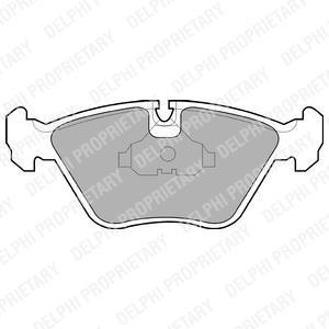BMW гальмівні колодки передн.5-serie E39 Delphi LP602