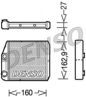 Радиатор отопителя DENSO DRR09035