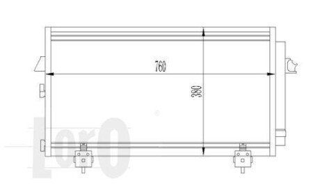 Радіатор кондиціонера TOYOTA RAV4 1.6-1/8i 00- DEPO 051-016-0014 (фото 1)