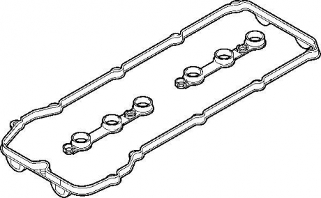 Прокладки клапанної кришки (компл.) BMW M52/M52B25(VANOS)/M54 99-> ELRING 326.560