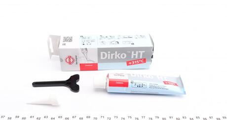 Герметик dirko +300 (серый) 70ml ELRING 527.291