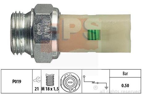 Датчик тиску масла R 1,7/1,9D/TD EPS 1.800.075