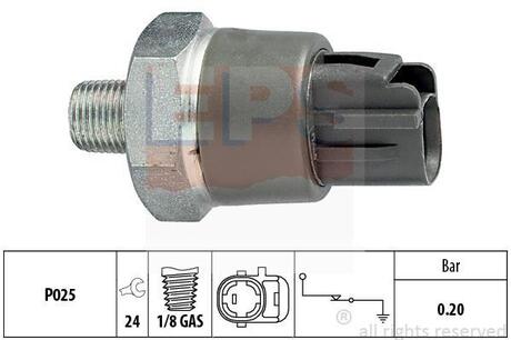 Датчик тиску масла Toyota Avensis/Corola/Carina/Camry 1.4-2.7 92- EPS 1.800.114