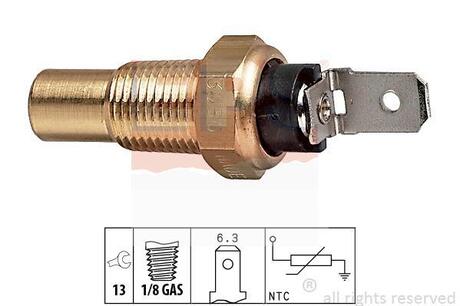 Датчик температури охолодж.рідини Mazda/Mitsubishi/Toyota/Kia/Opel EPS 1.830.080 (фото 1)