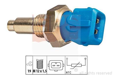 Датчик температури охолодж. рідини Opel Movano 99-/Fiat Ducato 98- EPS 1.830.143