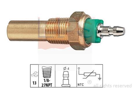 Датчик температури системи охолодження EPS 1.830.208