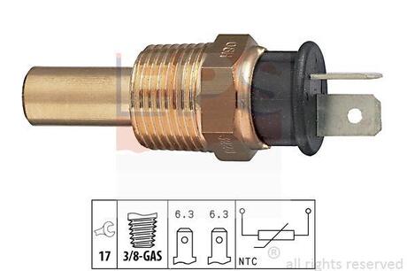 Датчик температуры охлаждающей жидкости EPS 1.830.228 (фото 1)