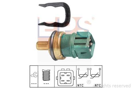Датчик температури охолодж. рідини (4 pin, блакитн EPS 1830260