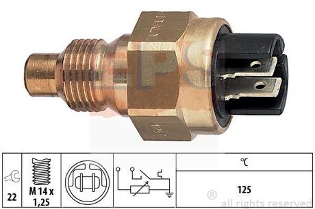 Датчик температуры охлаждающей жидкости EPS 1.830.510