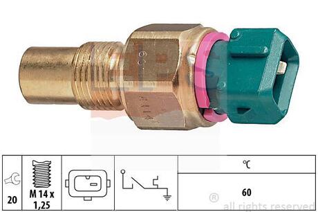 Датчик темпер.охолодж.рідини Citroen Xantia Break (X1) EPS 1.840.114