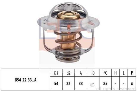 Термостат системи охолодження EPS 1.880.224S