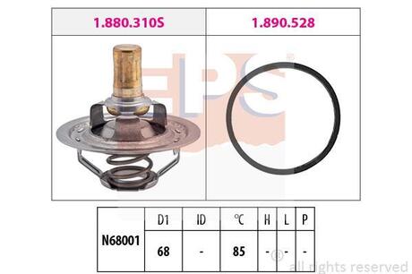 Термостат системи охолодження EPS 1.880.310