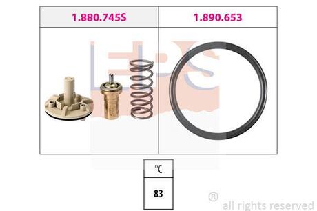 Термостат VAG 1.4/1.6 TFSI 2007- EPS 1.880.745