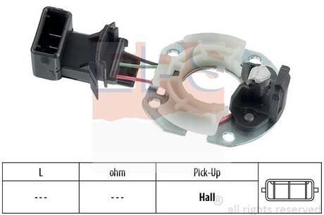 Датчик частоти обертів Холла, VAG 1,0/1,3 84- EPS 1.906.223